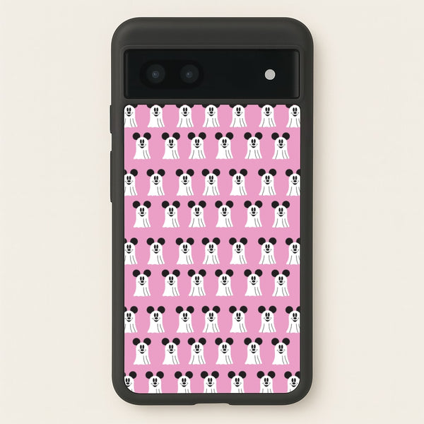 Mouse Ghost Pattern Halloween  - Disney Halloween Phone Case for Google Pixel 7a