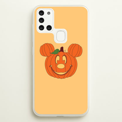 Mouse Pumpkin Halloween  - Disney Halloween Phone Case for Galaxy A21s