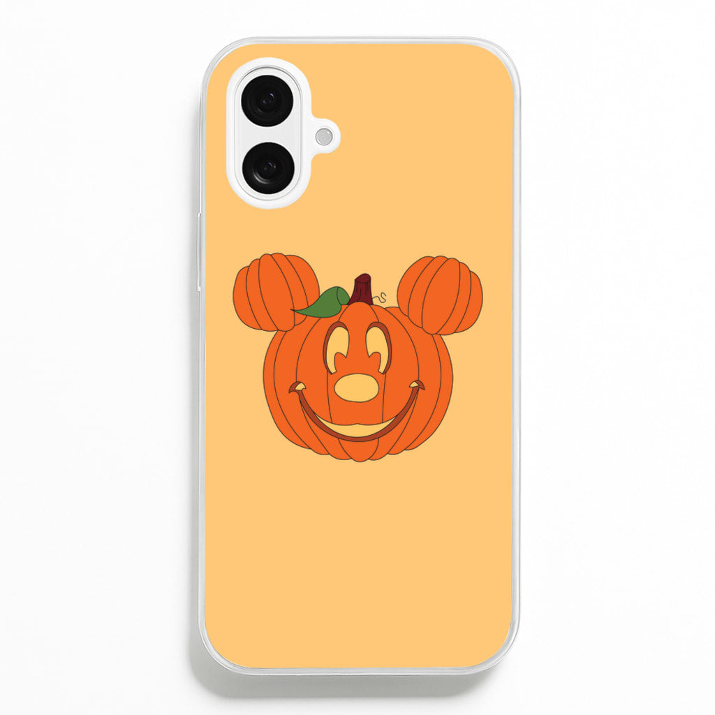 Mouse Pumpkin Halloween  - Disney Halloween Phone Case for iPhone 16 Plus