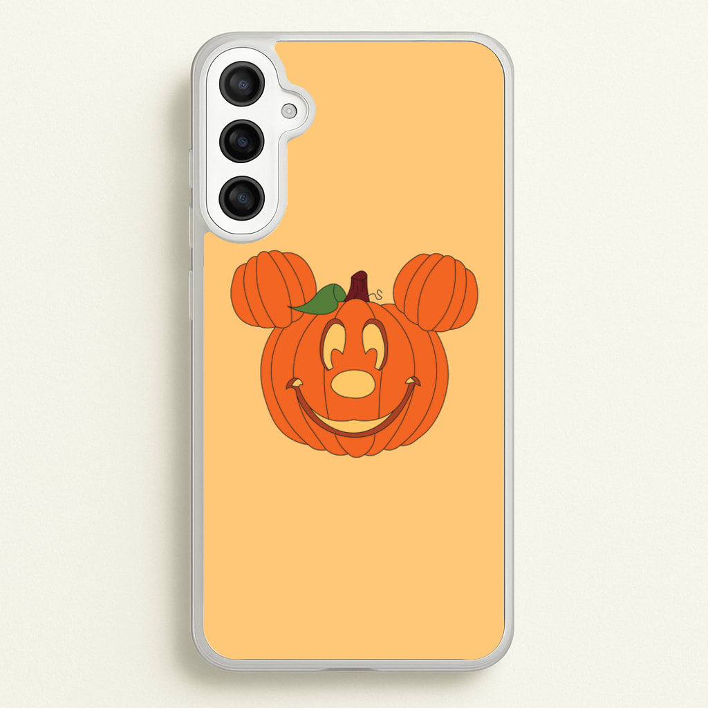 Mouse Pumpkin Halloween  - Disney Halloween Phone Case for Galaxy A34