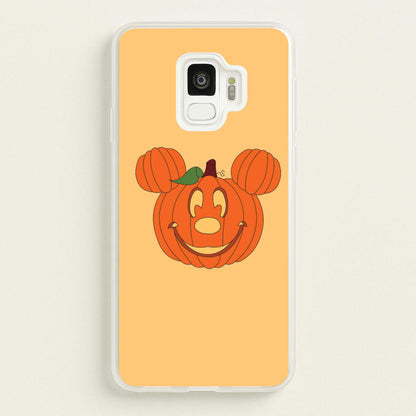 Mouse Pumpkin Halloween  - Disney Halloween Phone Case for Galaxy S9
