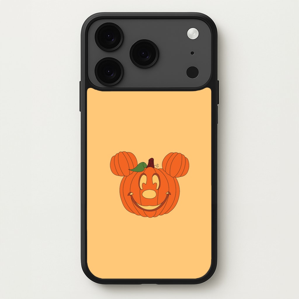 Mouse Pumpkin Halloween Phone Case for iPhone 17 Pro Max