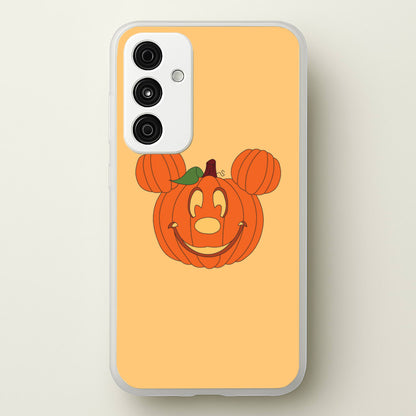 Mouse Pumpkin Halloween  - Disney Halloween Phone Case for Galaxy A35