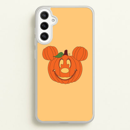 Mouse Pumpkin Halloween  - Disney Halloween Phone Case for Galaxy A36