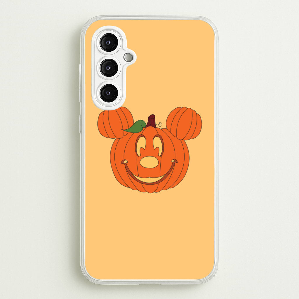 Mouse Pumpkin Halloween  - Disney Halloween Phone Case for Galaxy A14