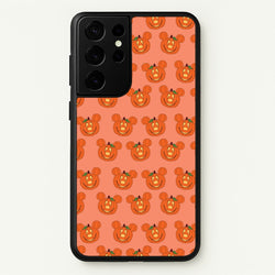 Mouse Pumpkin Pattern Halloween  - Disney Halloween Phone Case for Galaxy S21 Ultra