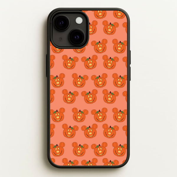 Mouse Pumpkin Pattern Halloween  - Disney Halloween Phone Case for iPhone 13