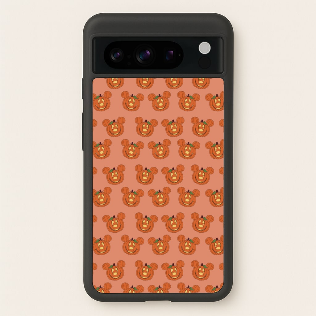 Mouse Pumpkin Pattern Halloween  - Disney Halloween Phone Case for Google Pixel 8 Pro
