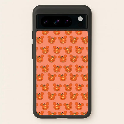 Mouse Pumpkin Pattern Halloween  - Disney Halloween Phone Case for Google Pixel 8 Pro