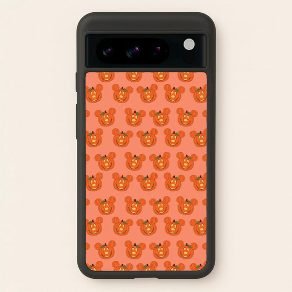 Mouse Pumpkin Pattern Halloween  - Disney Halloween Phone Case for Google Pixel 8 Pro