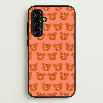 Mouse Pumpkin Pattern Halloween  - Disney Halloween Phone Case for Galaxy A16