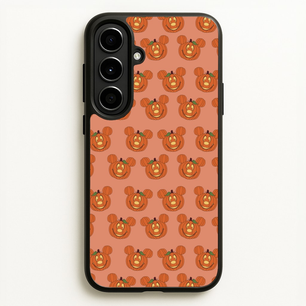 Mouse Pumpkin Pattern Halloween  - Disney Halloween Phone Case for Galaxy A56
