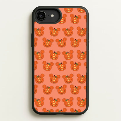 Mouse Pumpkin Pattern Halloween  - Disney Halloween Phone Case for iPhone 6 Plus / 7 Plus / 8 Plus