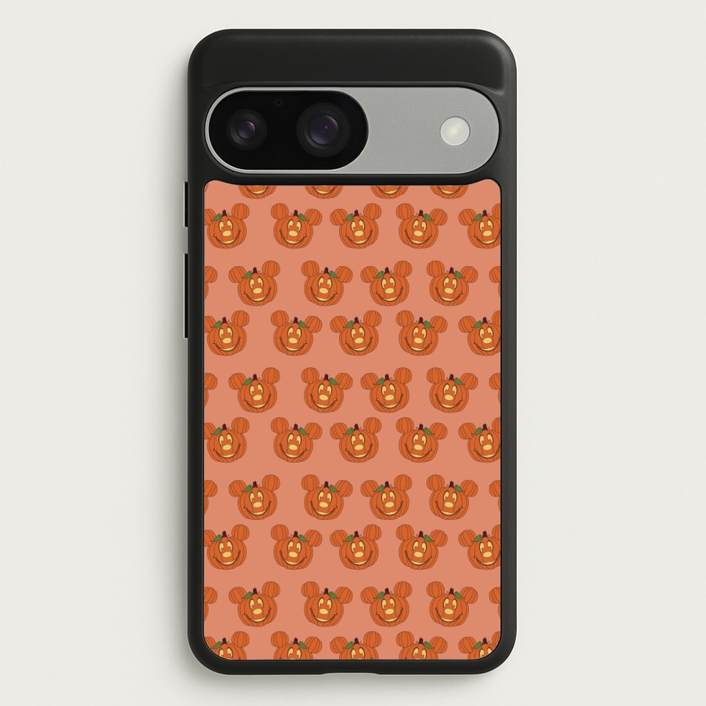 Mouse Pumpkin Pattern Halloween  - Disney Halloween Phone Case for Google Pixel 9 / 9 Pro