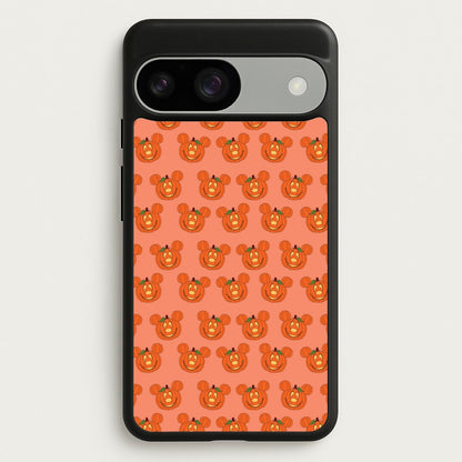 Mouse Pumpkin Pattern Halloween  - Disney Halloween Phone Case for Google Pixel 9 / 9 Pro
