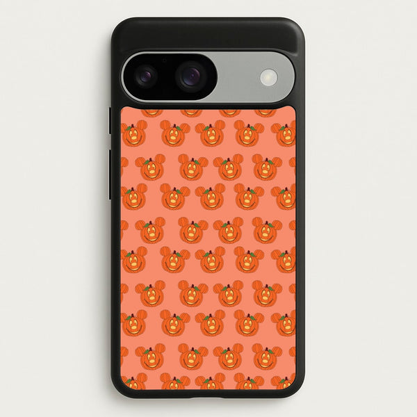 Mouse Pumpkin Pattern Halloween  - Disney Halloween Phone Case for Google Pixel 9 / 9 Pro