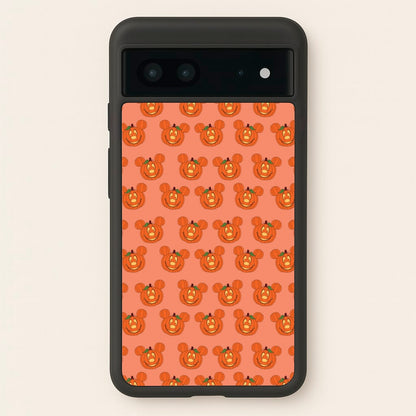 Mouse Pumpkin Pattern Halloween  - Disney Halloween Phone Case for Google Pixel 7