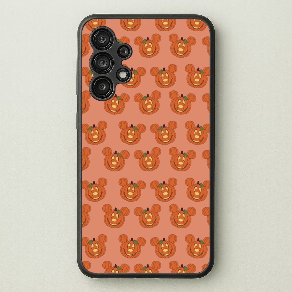Mouse Pumpkin Pattern Halloween  - Disney Halloween Phone Case for Galaxy A13