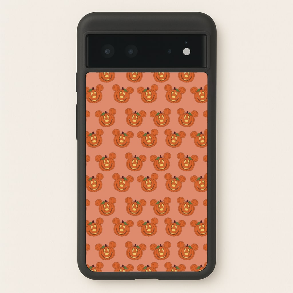 Mouse Pumpkin Pattern Halloween  - Disney Halloween Phone Case for Google Pixel 6