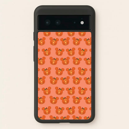 Mouse Pumpkin Pattern Halloween  - Disney Halloween Phone Case for Google Pixel 6