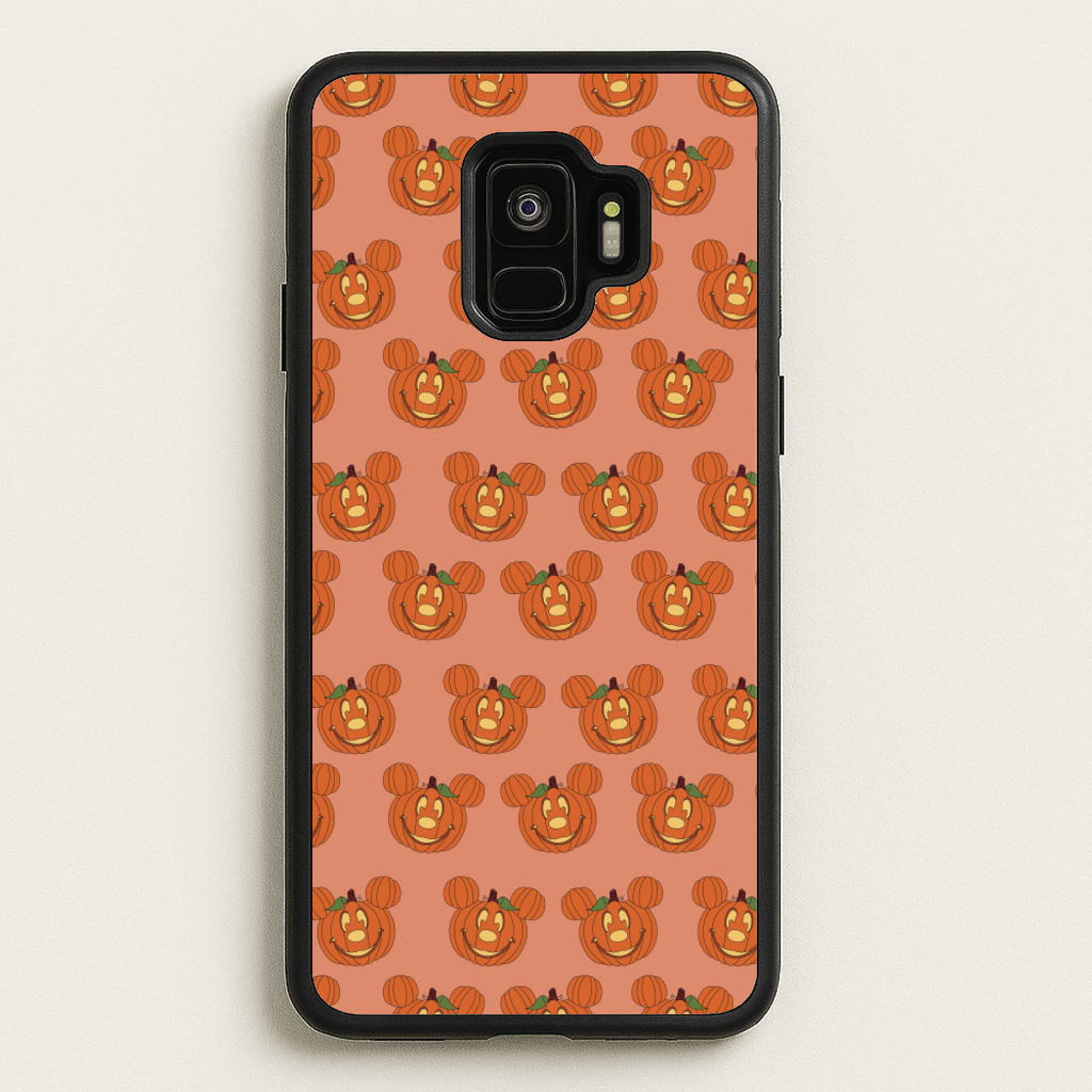 Mouse Pumpkin Pattern Halloween  - Disney Halloween Phone Case for Galaxy S9