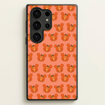 Mouse Pumpkin Pattern Halloween  - Disney Halloween Phone Case for Galaxy S25 Ultra