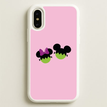 Frankenstein Mice Halloween  - Disney Halloween Phone Case for iPhone X / XS
