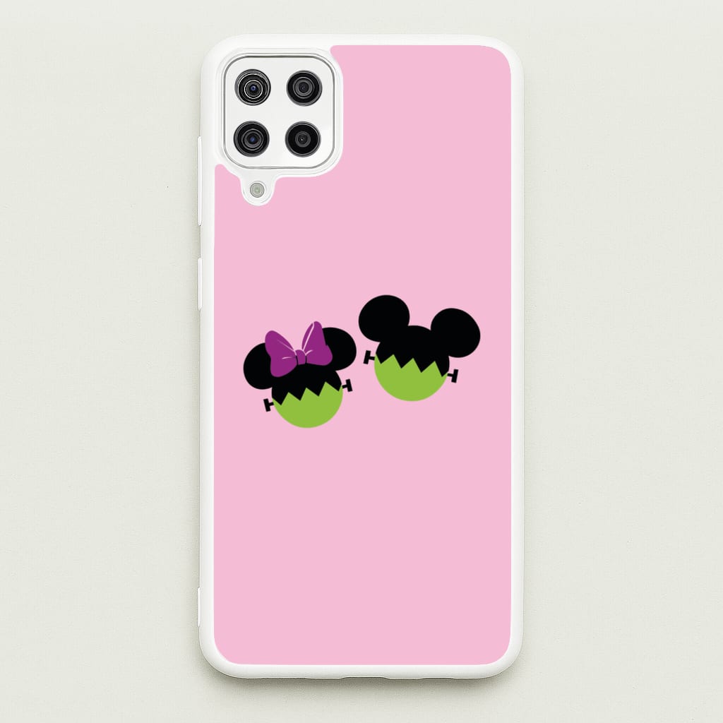Frankenstein Mice Halloween  - Disney Halloween Phone Case for Galaxy A12
