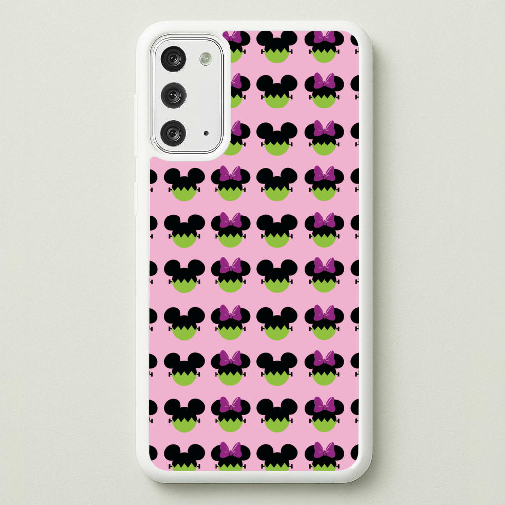 Frankenstein Mice Pattern Halloween  - Disney Halloween Phone Case for Galaxy Note 20