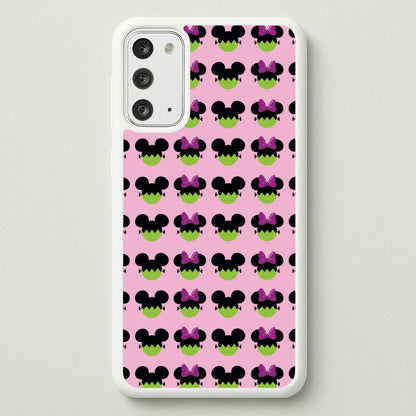Frankenstein Mice Pattern Halloween  - Disney Halloween Phone Case for Galaxy Note 20