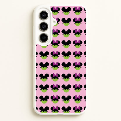 Frankenstein Mice Pattern Halloween  - Disney Halloween Phone Case for Galaxy A56