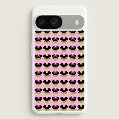 Frankenstein Mice Pattern Halloween  - Disney Halloween Phone Case for Google Pixel 9 / 9 Pro