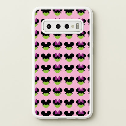 Frankenstein Mice Pattern Halloween  - Disney Halloween Phone Case for Galaxy S10 Plus