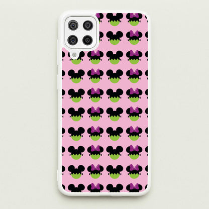 Frankenstein Mice Pattern Halloween  - Disney Halloween Phone Case for Galaxy A12
