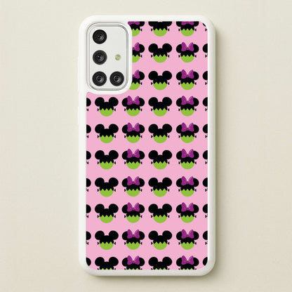 Frankenstein Mice Pattern Halloween  - Disney Halloween Phone Case for Galaxy A71