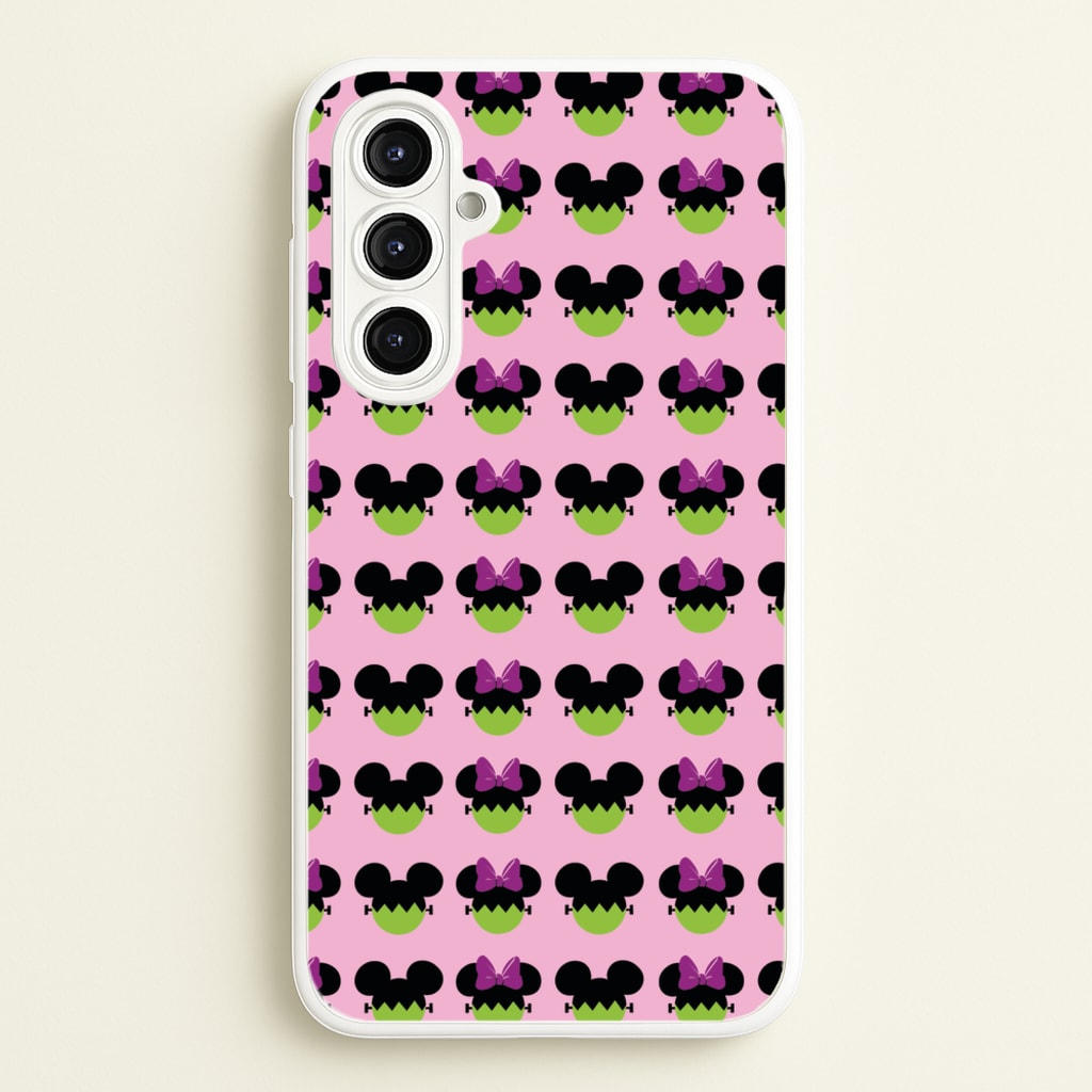 Frankenstein Mice Pattern Halloween  - Disney Halloween Phone Case for Galaxy A16
