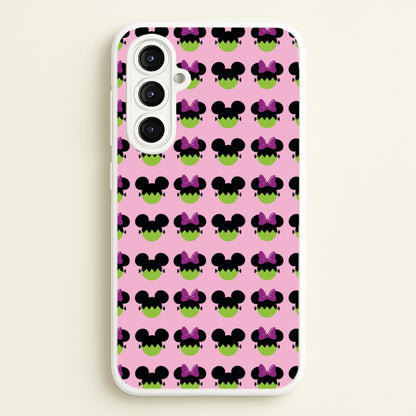 Frankenstein Mice Pattern Halloween  - Disney Halloween Phone Case for Galaxy A16
