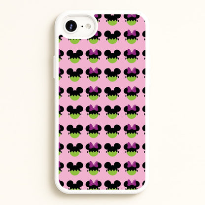 Frankenstein Mice Pattern Halloween  - Disney Halloween Phone Case for iPhone 6 Plus / 7 Plus / 8 Plus