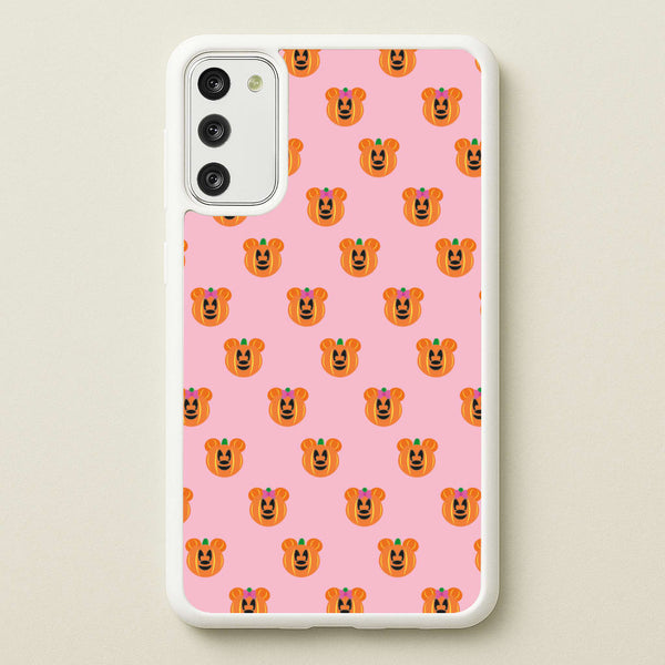 Female Mouse Pumpkin Pattern Halloween  - Disney Halloween Phone Case for Galaxy A41