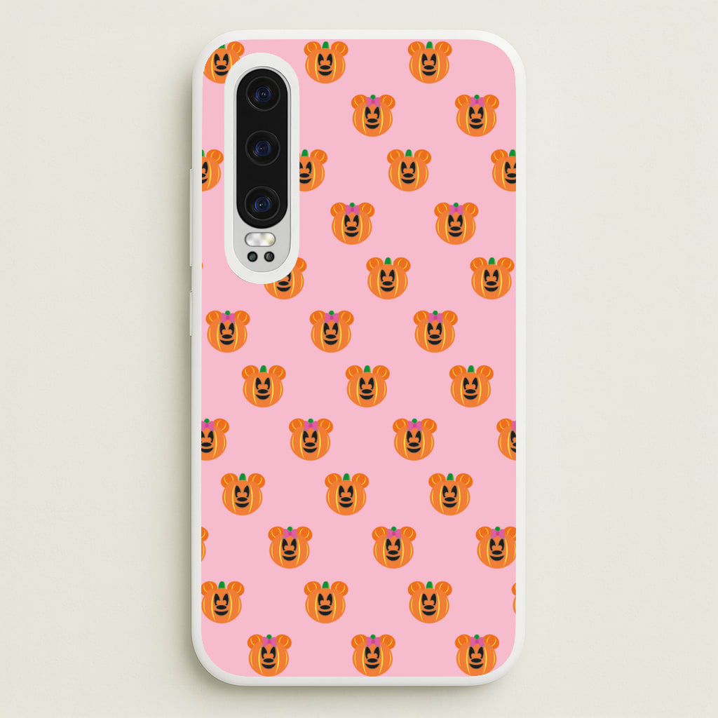 Female Mouse Pumpkin Pattern Halloween  - Disney Halloween Phone Case for Huawei P30