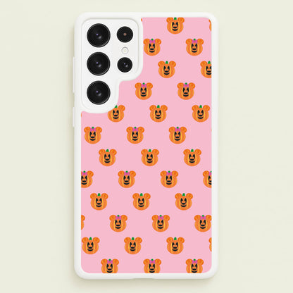 Female Mouse Pumpkin Pattern Halloween  - Disney Halloween Phone Case for Galaxy S23 Ultra