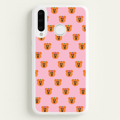 Female Mouse Pumpkin Pattern Halloween  - Disney Halloween Phone Case for Huawei P30 Lite
