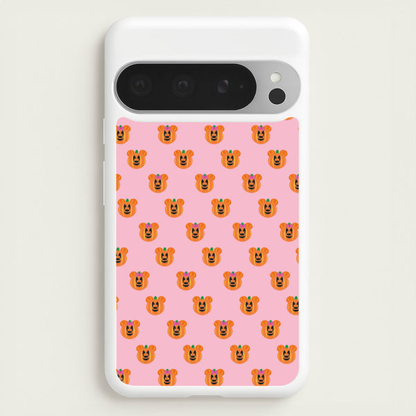Female Mouse Pumpkin Pattern Halloween  - Disney Halloween Phone Case for Google Pixel 9 Pro XL