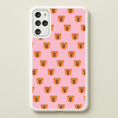 Female Mouse Pumpkin Pattern Halloween  - Disney Halloween Phone Case for Galaxy S20 Plus