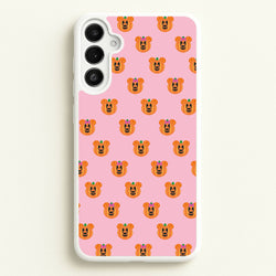Female Mouse Pumpkin Pattern Halloween  - Disney Halloween Phone Case for Galaxy A34