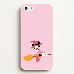 Witch Female Mouse Halloween  - Disney Halloween Phone Case for iPhone 5 / 5s / SE 2016