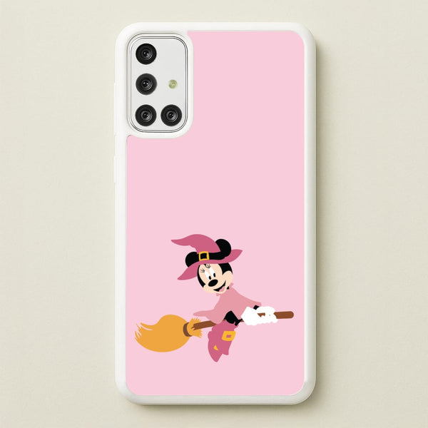 Witch Female Mouse Halloween  - Disney Halloween Phone Case for Galaxy A71
