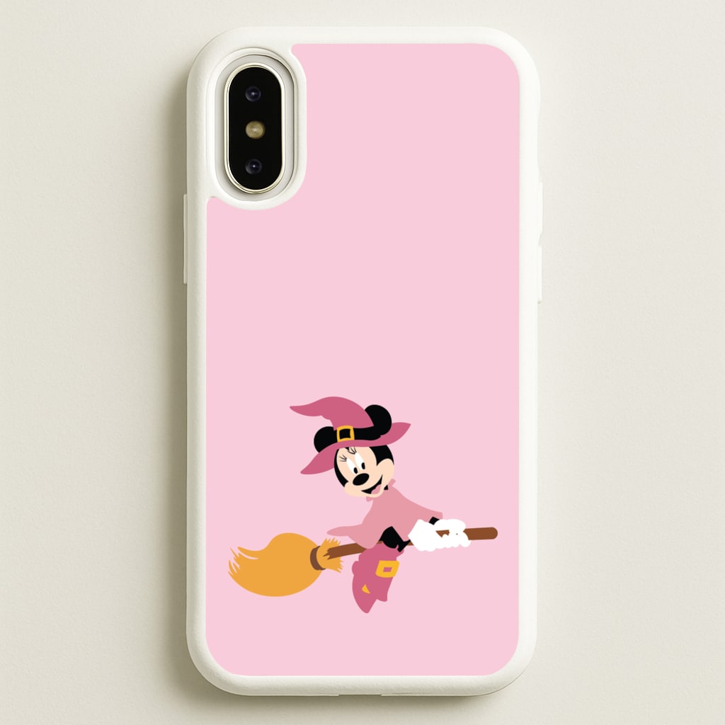 Witch Female Mouse Halloween  - Disney Halloween Phone Case for iPhone X / XS