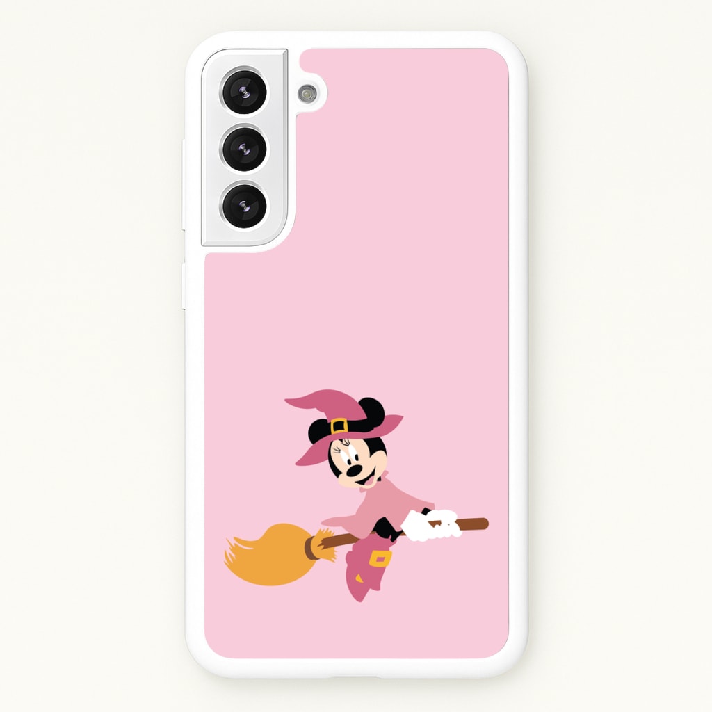 Witch Female Mouse Halloween  - Disney Halloween Phone Case for Galaxy S21FE