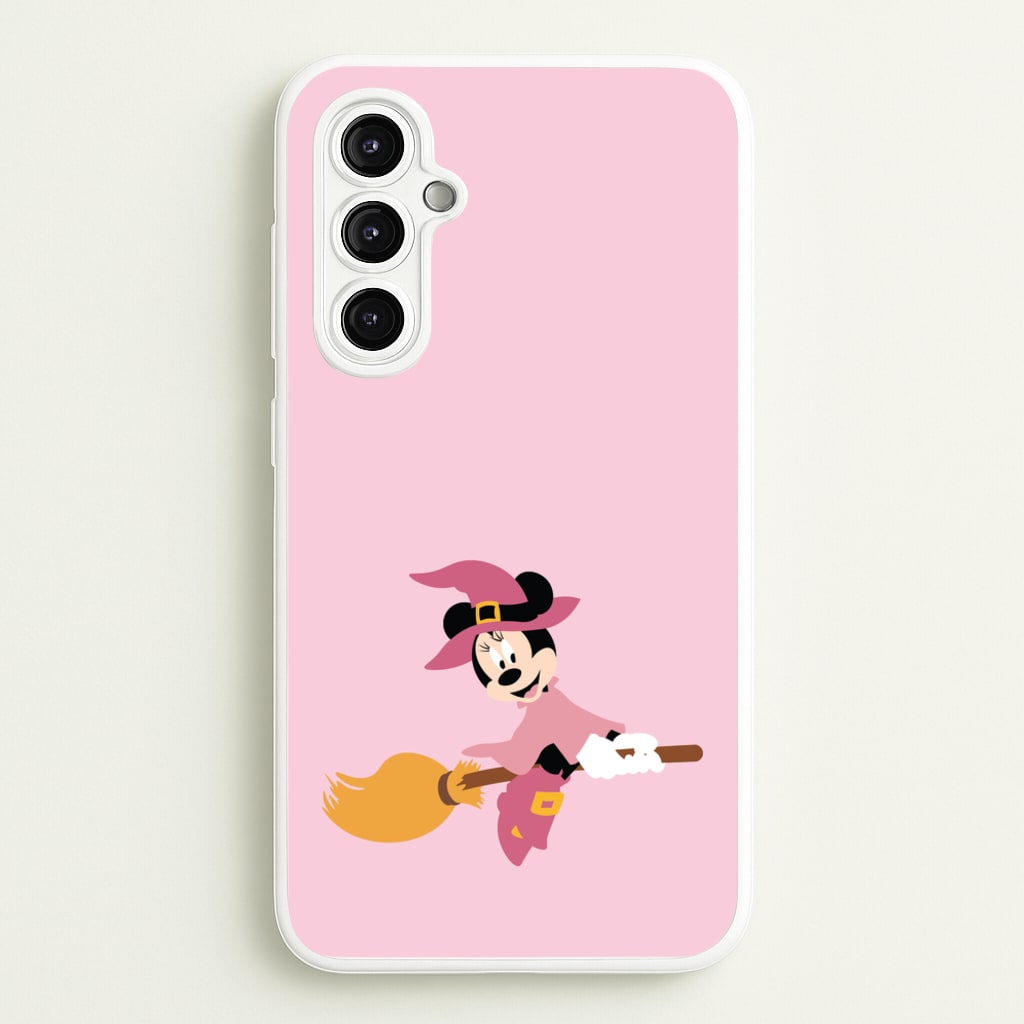 Witch Female Mouse Halloween  - Disney Halloween Phone Case for Galaxy A14